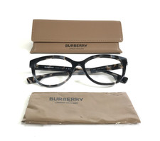 Burberry Eyeglasses Frames B2357 3983 Gray Tortoise Cat Eye Full Rim 54-16-140