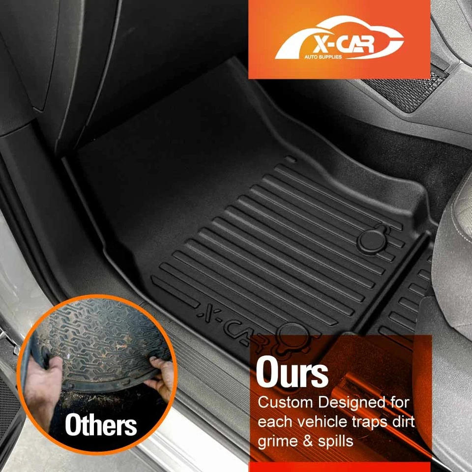 Floor Mats Boot Liner for Volkswagen VW Tiguan 2016-2024 All Weather Cargo Trunk - image 4 of 4