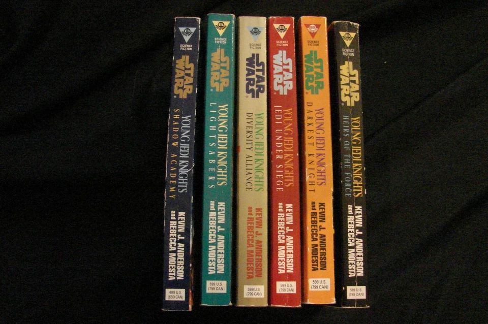 Star Wars Young Jedi Knights Paperback Books - Lot of 6 PB - 1,2,4,5,6,8 Foto 3 de 3