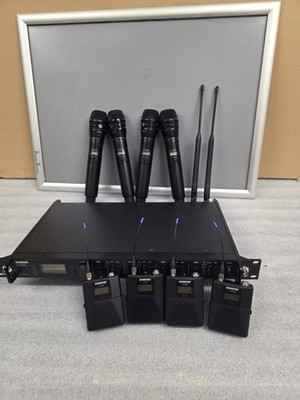 Shure ULXD4Q QUAD System 4 x ULXD2 Handheld KSM8 4 x ULXD1 Bodypack P51 710-790!