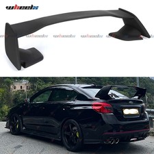 Painted Matte Black Rear Trunk Spoiler Wing Lip For 2015-21 Subaru Wrx Sti Sedan