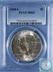1928-S Peace Dollar PCGS MS63 - Brilliant Russet-Gold & Mahogany