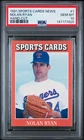 147177625 Nolan Ryan 1991 Sports Cards News #1 PSA 10