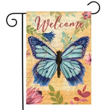 Briarwood Lane Beautiful Butterfly Garden Flag