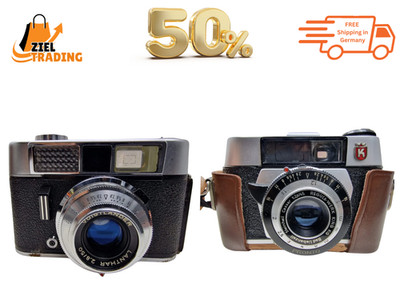 2er Set Voigtländer Vito CD & Regula-Werk King KG 35mm Kameras - Nicht Getestet
