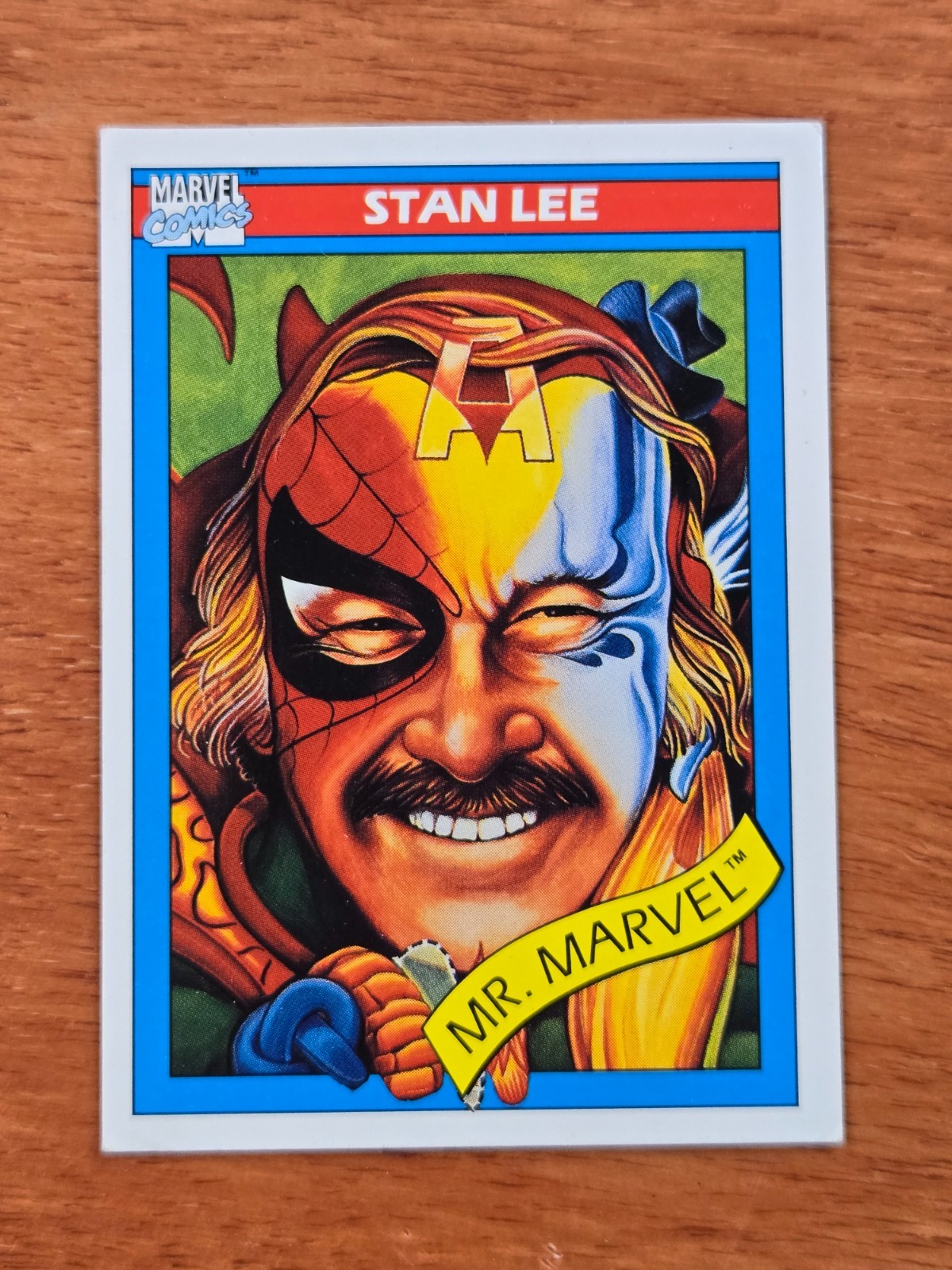 1990 Marvel Universe #161 Stan Lee Mr. Marvel