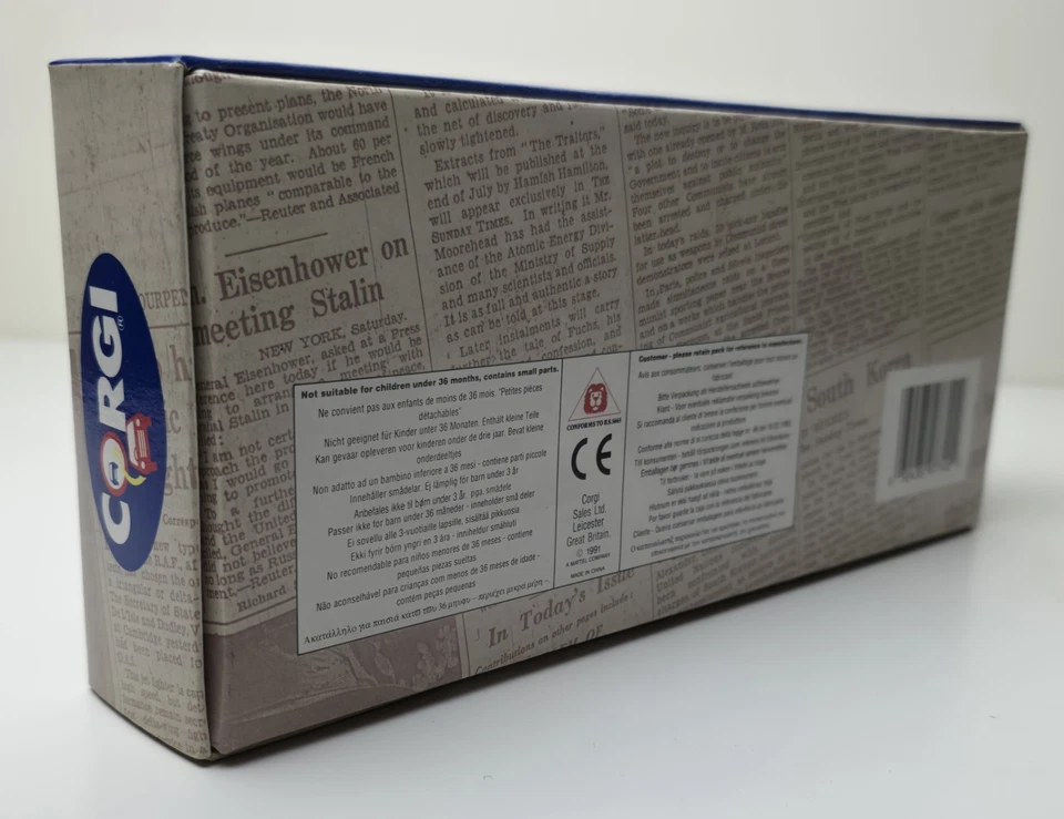 Corgi 97740 The Times Classic Set Morris 100 Van Bedford CA Van + Box - Imagem 4 de 4