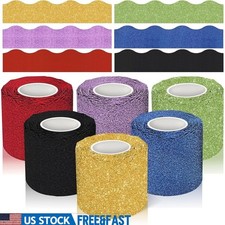 Shiny Bulletin Board Borders Durable Decorative Trim Classroom Office Party New