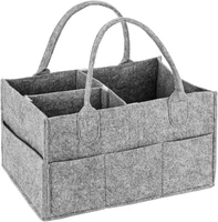 Maidmax Baby Windel Caddy Filztasche, Tragbarer Wickeltisch Organizer Multifunkt