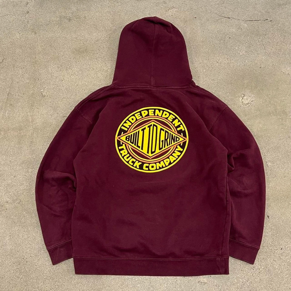 Sudadera con capucha vintage años 90 Y2K skate grunge Independent skate co L Foto 2 de 4