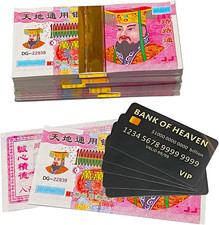 500pc Ancestor Money Joss Paper Hell Bank Notes for Funeral Qingming