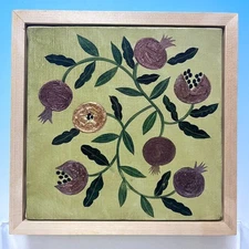 Illustrator Miyuki Matsuo Rare hand-drawn oil painting "Pomegranate"