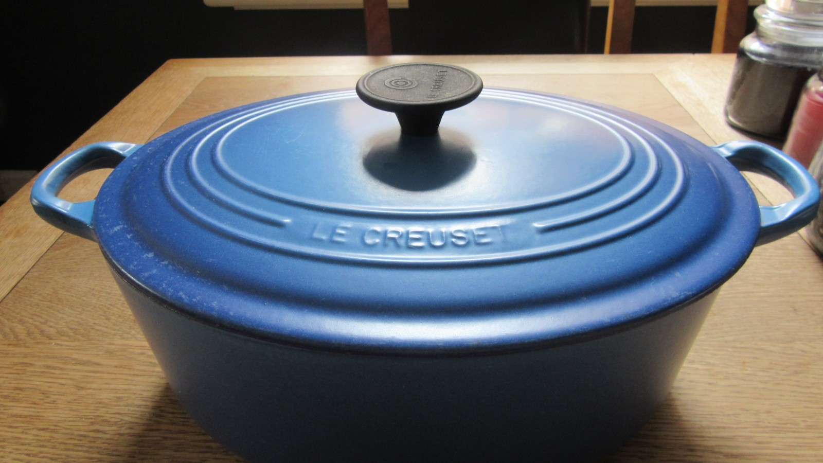 Le Creuset Blue Oval Casserole Dutch Oven 29cm