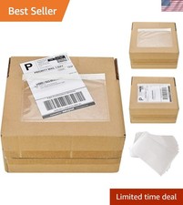 7.5" x 5.5" Clear Adhesive Top Loading Packing List/Shipping Label Envelopes ...