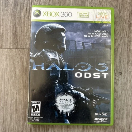 Halo 3: ODST Xbox 360 Game w/ Both Discs Clean No Manual Tested & Working