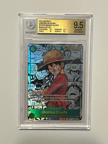 Monkey.D.Luffy (Super Alternate Art) graded BGS 9.5 for sale on eBay