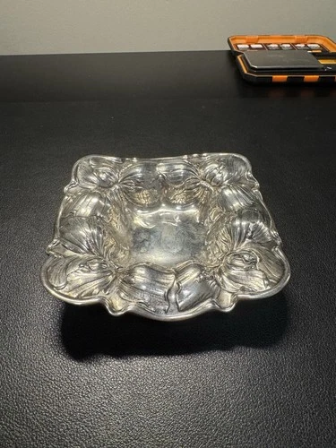 Gorham  STERLING NUT DISH  #A3749M  4 5/8" X 7/8"  64.77 no monogram