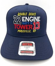 FDNY ENGINE 22 TOWER 13 BATTALION 10 Yorkville Cap Custom Embroidery Fire Dept