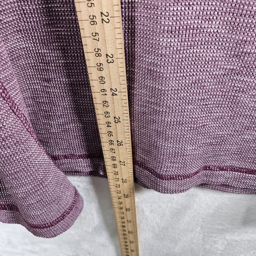 Nike Jordan Thermal Henley Tee Shirt Boys XL Purple Long Sleeve Cotton Blend - Picture 10 of 12