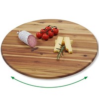 Kesper Dreh- Und Servierplatte Aus Akazienholz 40 Cm Natur