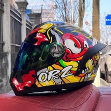 Casco de motocicleta aprobado por el DOT para hombres y mujeres Cascos de motocross de cara completa