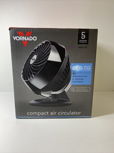Compact Air Circulator Fan Black 