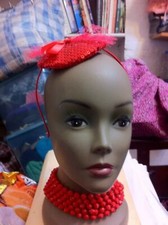 Retro Sequin w/ BOW Fascinator Headband - ROYAL BLUE, RED, SILVER, PURPLE, WHITE