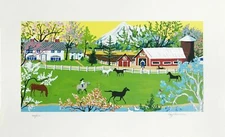KAY AMECHE "MT SHASTA" 1980 | HAND SIGNED SERIGRAPH | OTHERS AVAIL MAKE AN OFFER