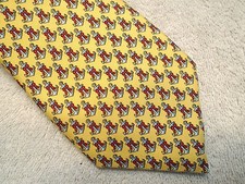 Vineyard Vines Anchor and Ribbon Pattern Print Silk Tie NWT $85 Made in USA