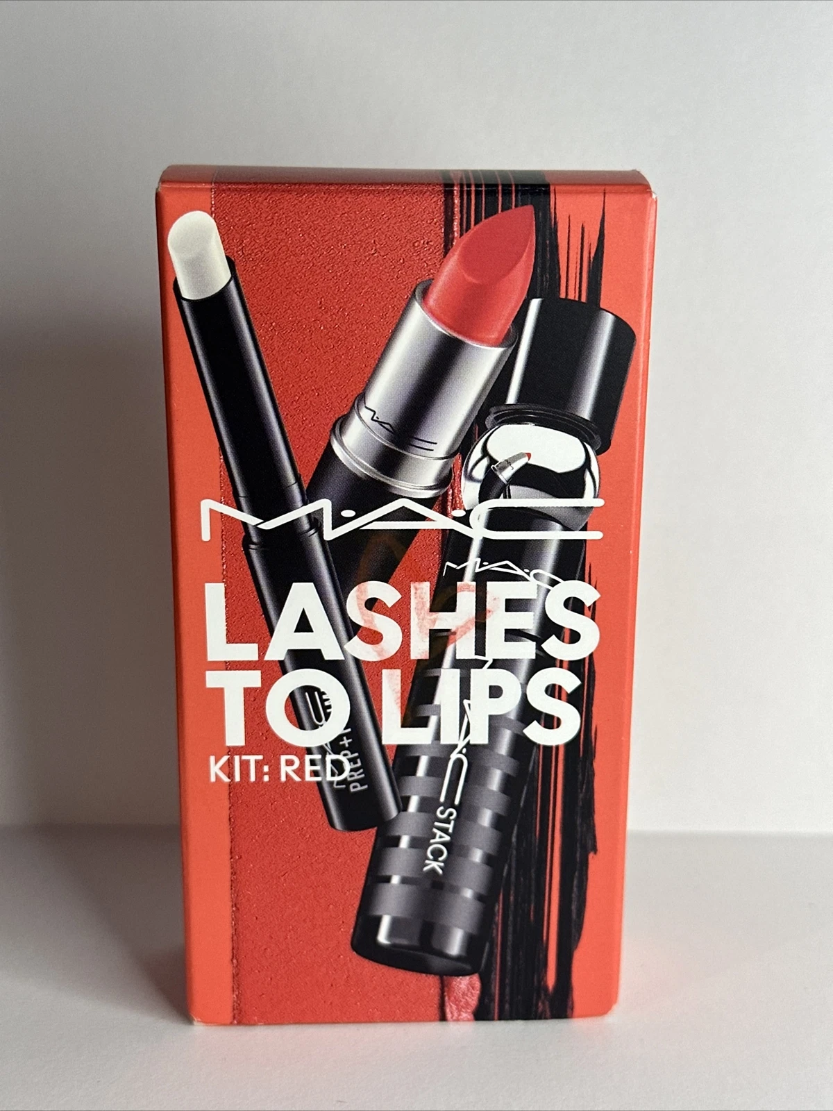 Mac Lashes to Lips Kit Red New & Boxed