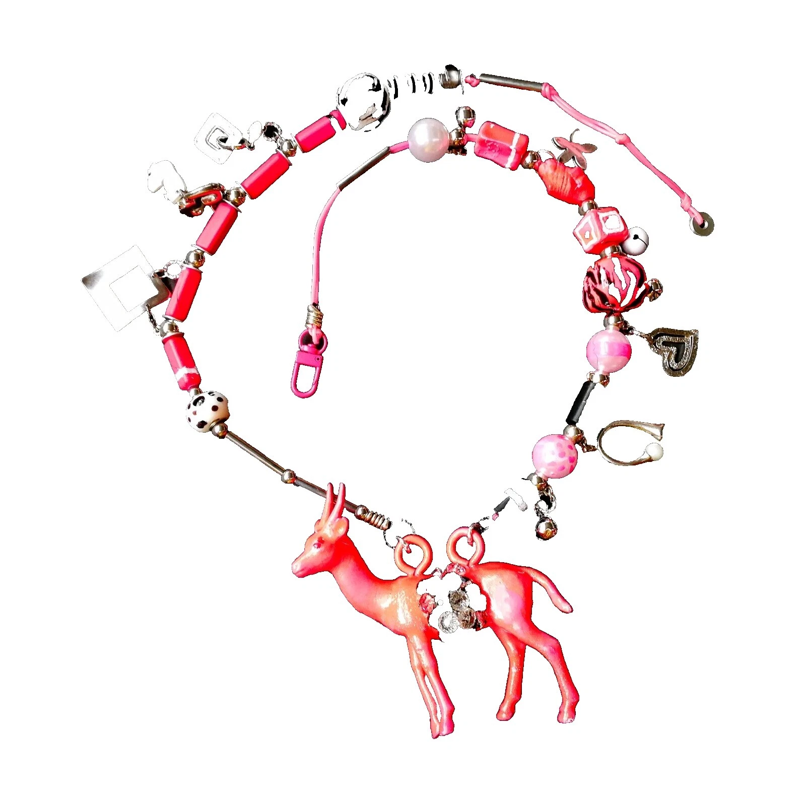 Crystal signos y símbolos Collares y colgantes De moda de goma