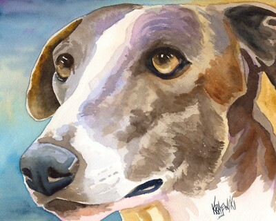 High Resolution Print of Original Fine Art Watercolor by Ron Krajewski