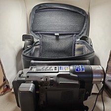 JVC GR-AXM230U Compact VHS-C Camcorder Case FOR PARTS OR REPAIR