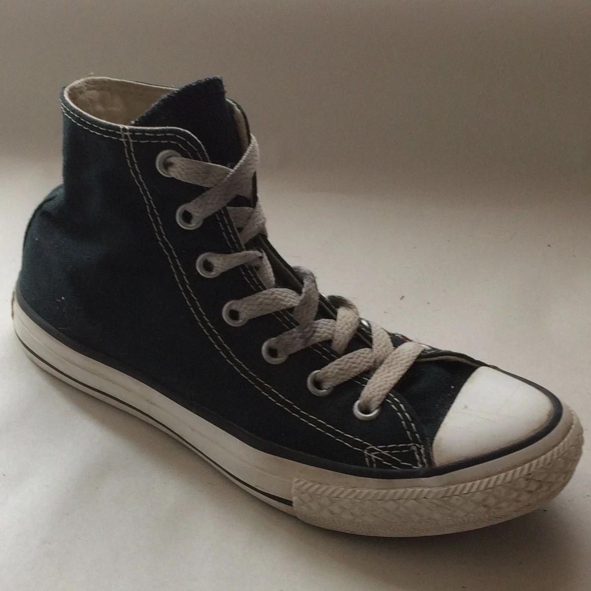 Converse All Star Sneaker Big Kid Girls 2 Youth Black Hi Top Shoes