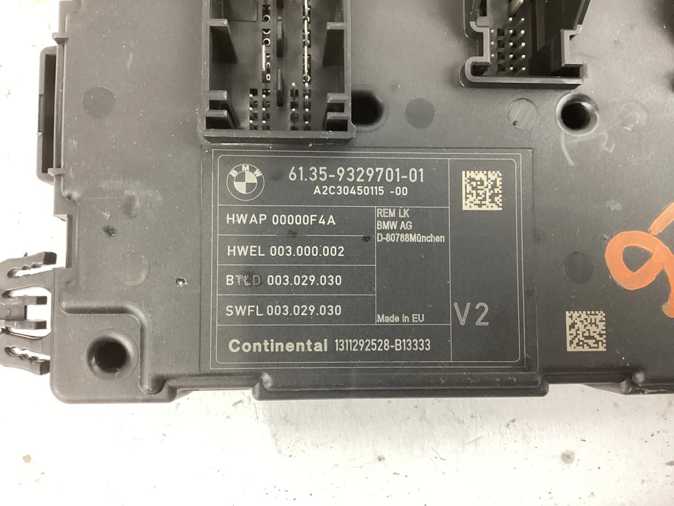 Módulo de unidad de control de carrocería BMW 320i F30 xDrive 2012-2015 9329701 OEM Foto 2 de 4