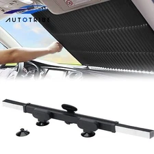 Retractable Windshield Sun Shade for Car Auto Sunshade with Suction Cups