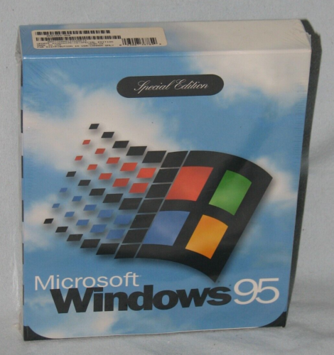 Vintage/Collectors Microsoft Windows 95 Limited Edition BRAND NEW Sealed NOS