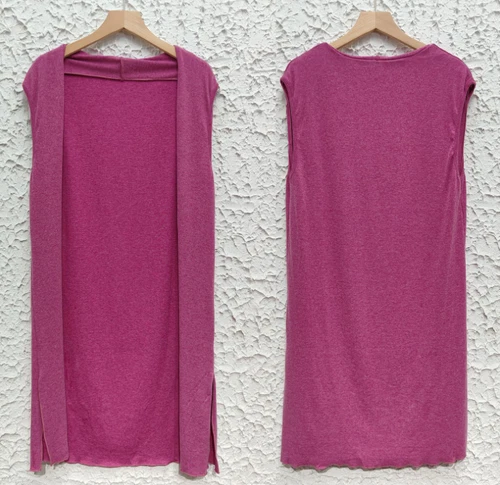 Women's Casual Sleeveless Open Front Tunic Vest Long Cardigan Tops Waistcoat New - Picture 17 of 30