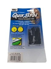 36 Pack NAP Quik Spin 2.25" Premium Performance Arrow Vanes: Black: 60-820