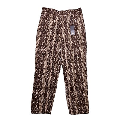 DICKIES Pants Camden Animal Print Slacks Pants Womens Size