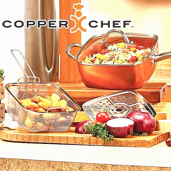 Chef Pan Copper Chef Diamond Oven Safe 12 Inch Copper Chef Diamond