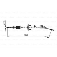 Bosch Handbremsseil Bremsseil Vorne Passend FüR CitroëN C4 Picasso I Ud_ Ua_
