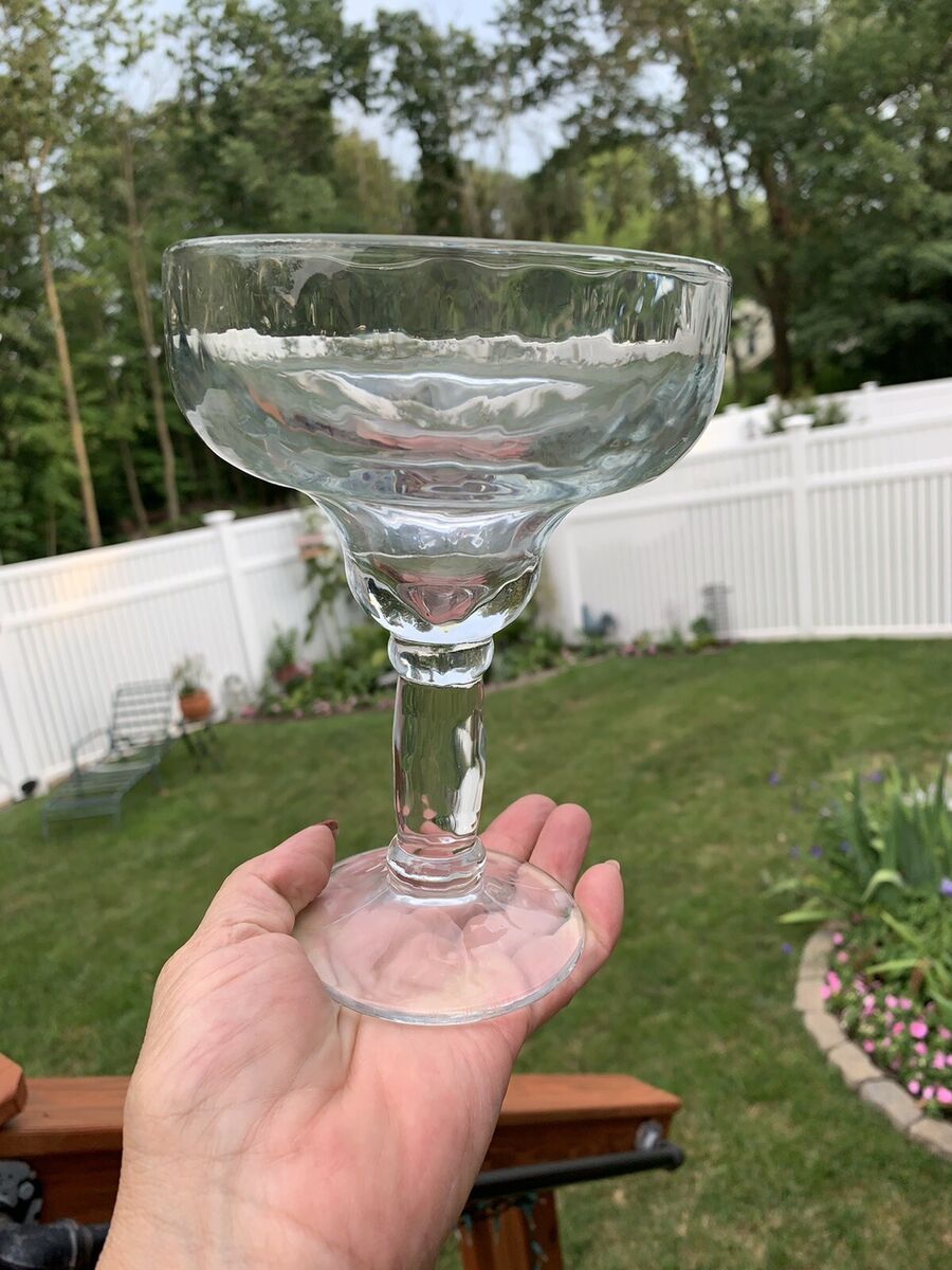 Libbey Yucatan Clear Heavy Hammered Textured Margarita Libbey Yucatan Clear Heavy Hammered Textured Margarita