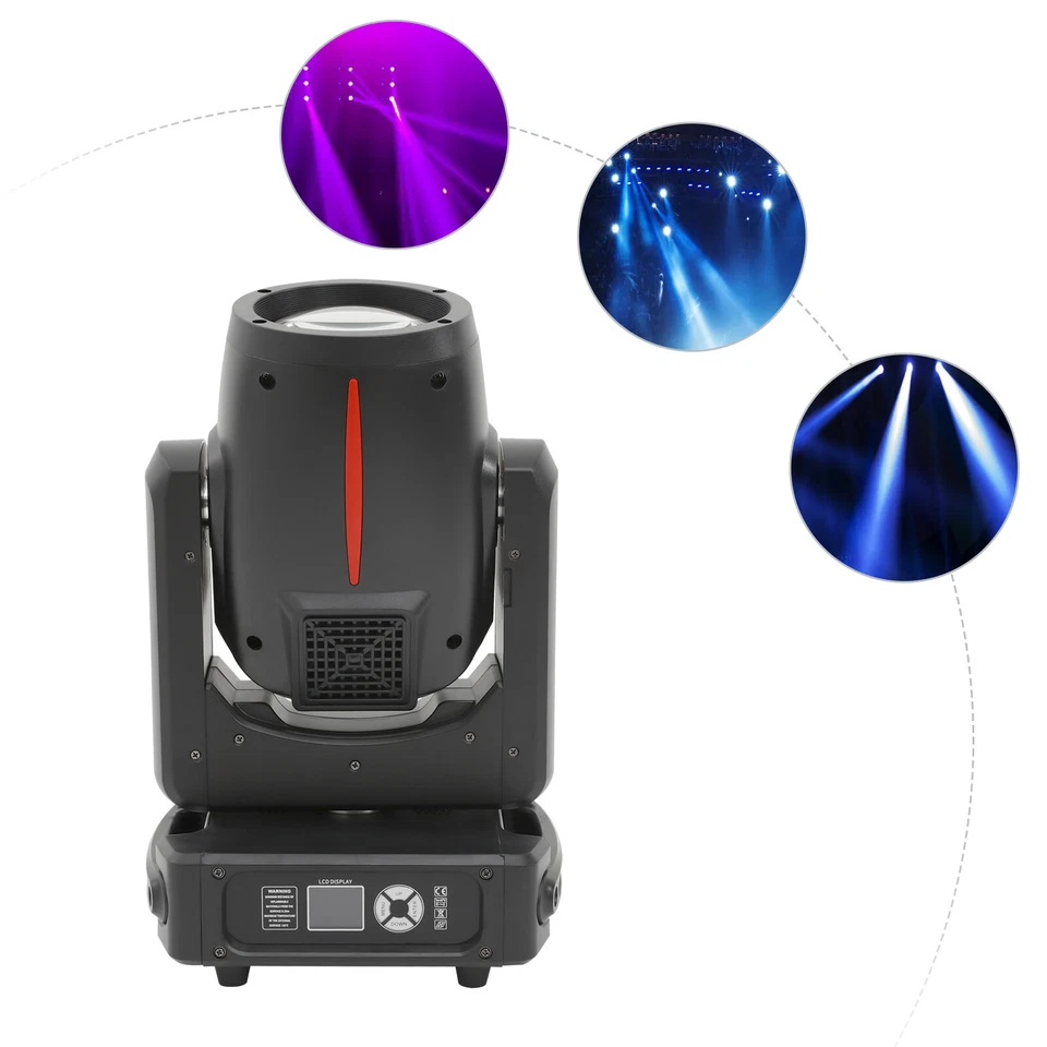 295W Moving Head Beam Light Stage Light DMX512 DJ KTV Party Light 8000K - Image 2 of 4