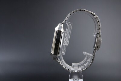 SEIKO MEMO DIARY RETRO WRIST WATCH UW02-0010 SILVER WORKING FINE