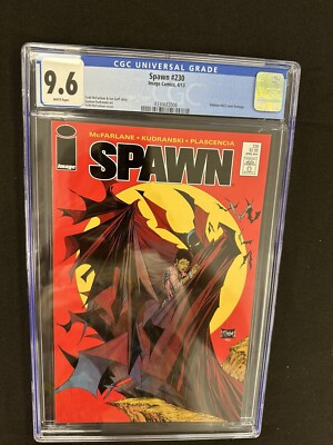 💀SPAWN #230 CGC 9.6*IMAGE COMICS 2013*TODD McFARLANE*WHITE❄PAGES