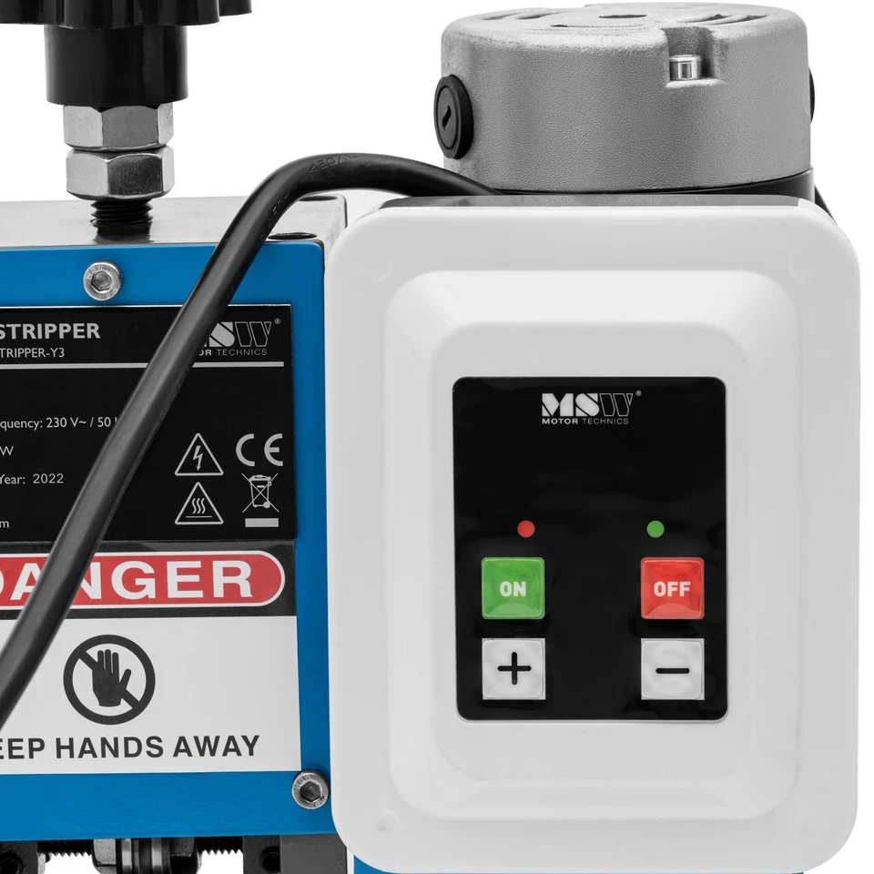 Sguainacavi - 400 W - 1 passacavo - Da 0 a 20 m/min macchina spelafili sguainaca - Immagine 4 di 4