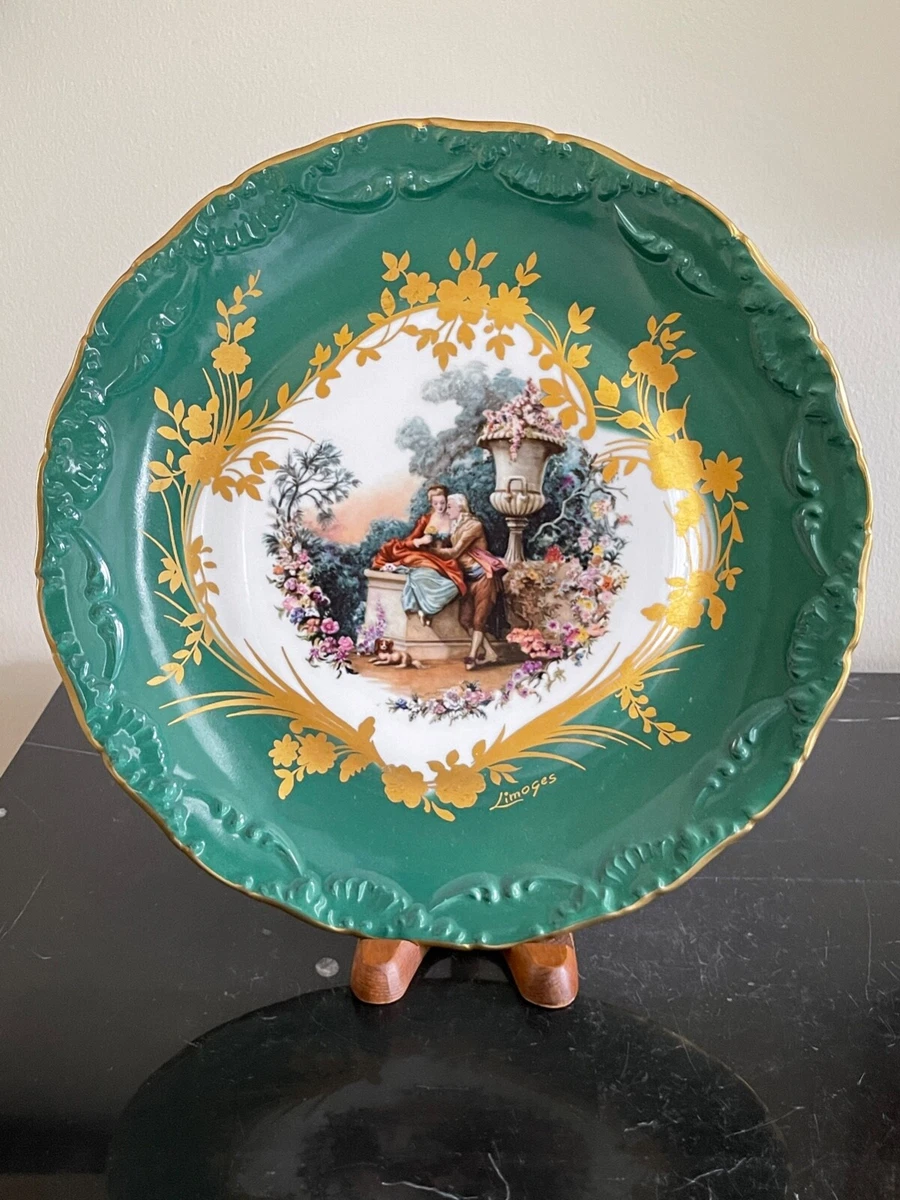 利摩日瓷器装饰盘| eBay
