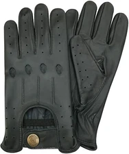  TOP QUALITY REAL SOFT LEATHER MENS DRIVING GLOVES -D507