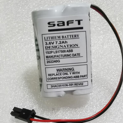 3HAC051036-001 IRB120 Battery Power 3.6V 7200mAh for ABB Robot IRB120 US STOCK